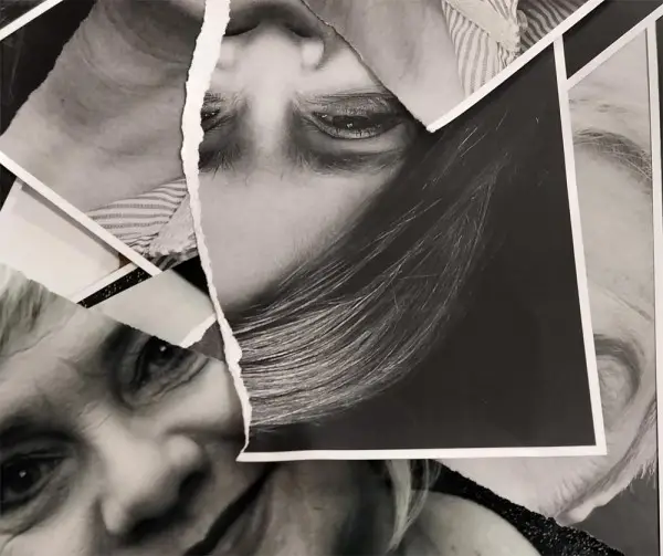 Podarta fotografia